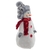 Новогодняя мягкая игрушка Снеговик в серебристой шапке h 41 см ассортименте