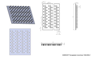 Пластина гвоздевая PSE 129x305x1 КРЕПКО-НАКРЕПКО аналоги, замены