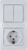 Блок выключатель с розеткой встраиваемый Schneider Electric Glossa 2 клавиши заземлением со шторками цвет белый