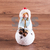 Керамическая домашняя фигурка Снегурочка на шаре 9*8*16 см - 505-009 NEON-NIGHT
