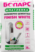 Шпаклевка полимерно-цементная Finish White 20 кг Боларс купить в Москве по низкой цене