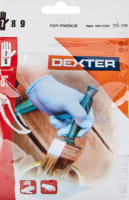 Перчатки нитриловые Dexter размер 7 / S одноразовые 5 пар