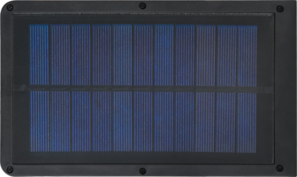 Светильник светодиодный уличный Duwi Solar LED на солнечных батареях с ДУ 10Вт 6500К 450Лм IP65 датчик движения черный