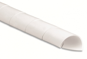 Жгут витой спиральный GST-15 для кабеля Flexible PE внутр d15мм бел (уп.10м) Hyperline 17170 dвн.=15мм цена, купить