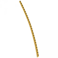 Маркер CAB 3 - для кабеля 1,5-2,5 кв мм заглавная буква P | 038345 Legrand Кольцо черное/желтое цена, купить