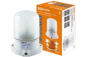 Светильник для бань и саун НПБ 400 60Вт ЛН E27 IP54 настенно-потолочный белый | SQ0303-0048 TDM ELECTRIC купить в Москве по низкой цене