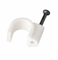 Крепеж кабеля круглый 16 мм, белый (упак. 50 шт) | 07-4016 REXANT