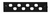 Панель лицевая FO-FP-W140H42-8FC/ST-BK (модуль) для установки 8-FC(ST), черная | 250385 Hyperline