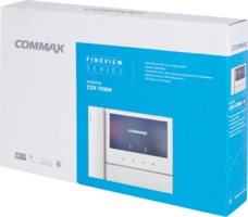 Видеодомофон Commax CDV-70NM 7" цвет белый