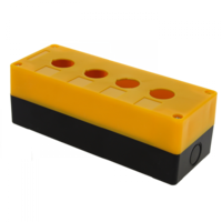 Корпус КП104 пластиковый 4 кнопки желтый EKF PROxima | cpb-104-o