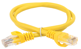 Коммутационный шнур (патч-корд), кат.5Е UTP, 2м, желтый | PC05-C5EU-2M ITK IEK (ИЭК) Патч-корд 5е 2 метр PVC купить в Москве по низкой цене