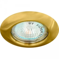 Светильник точечный потолочный DL13 MR16 50W G5.3 золото "сфера" | 15127 FERON ИВО-50w 12в цена, купить