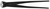 Клещи вязальные для арматурной сетки особой мощности, резка - проволока средней твердости 3.8мм, твердая 2мм, режущая кромка 61 HRC / 25мм, L=300мм, черные KNIPEX KN-9910300