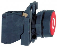 Кнопка красная без фиксации 1 нз - XB5AA4322 Schneider Electric 22ММ С ВОЗВРАТОМ 1НЗ подсветки аналоги, замены