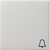 Клавиша одинарная перекидная для выкл-ля/кнопки символ «звонок» пластик белый матовая IP20 Gira System 55 028627