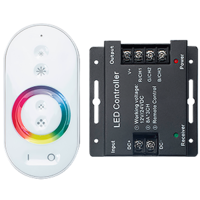 Контроллер для RGB 288W 24А с сенсорным пультом управления цветом (белый) | 201013288 Gauss бел цена, купить