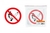 Знак d=180мм &quot;Запрещается пользоваться открытым огнём и курить&quot; | SQ0817-0026 TDM ELECTRIC