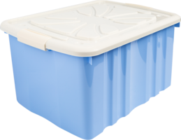Ящик для игрушек 60x40x30 см 45 л пластик с крышкой цвет голубой ПОЛИМЕРБЫТ аналоги, замены