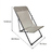 Кресло пляжное Biganos 55.5x90x86 см сталь/текстилен бежевый