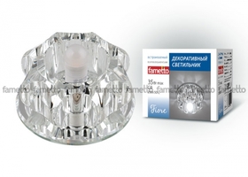 Светильник DLS-F105 G9 GLASSY/CLEAR Fametto 10118 аналоги, замены
