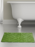 Коврик для ванной «Лана» 70х120 см цвет зелёный BATH PLUS