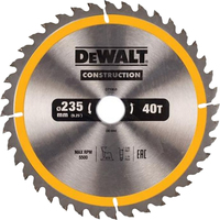 Пильный диск по дереву с гвоздями Dewalt Construction 235х30 мм 40 зубов DT1955-QZ аналоги, замены