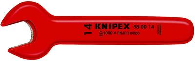 Ключ гаечный рожковый метрический VDE 1000В размер под 13мм L-130мм диэлектрический Knipex KN-980013