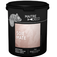 Краска декоративная Maitre Deco Soie Mate 2 кг цвет бежевый