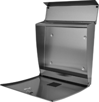 Почтовый ящик Standers 35x34x10 см нержавеющая сталь цвет серый аналоги, замены