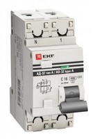 Выключатель автоматический дифференциального тока АД-32 1п+N 25А C 10мА тип A PROxima | DA32-25-10-a-pro EKF 1P+N А 2п цена, купить