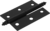 Петля мебельная карточная съёмная левая Amig 541 60х40 мм сталь цвет чёрный