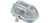 Светильник НПБ 03-60-003 ЕВРО ПСХ накладной для обществен. помещений с решеткой Владасвет 10420