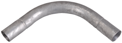 Поворот металлический ненарезной горячеоцинкованный диаметр 25мм - CTA11-P-HDZ-NN-025 IEK (ИЭК)