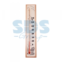 Термометр для сауны, основание — дерево 60х300 мм | 70-0506 REXANT купить в Москве по низкой цене