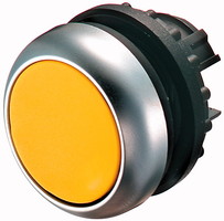 Головка управляющая кнопки M22-DRL-Y EATON 216950 подсветка желтый изменение функции фиксация/без плоская c IP67 цена, купить