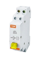 Выключатель кнопочный c фиксацией и индикацией ВК-47M 1НО;1НЗ желтый | SQ0214-0018 TDM ELECTRIC цена, купить