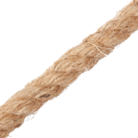 Веревка джутовая 14 мм цвет коричневый, 20 м/уп.