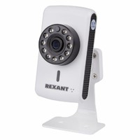 Видеокамера IP с ИК подсвет. и Wi-Fi (1/4дюйм OmniVision CMOS 1Мп; 1280х720P (25к/с) 3.6мм; 0.01Лк; до 15 м; 2 потока; ONVIF) бел. Rexant 45-0253