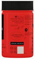 Краска для мебели меловая Aturi цвет красная помада 400 г DESIGN