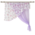 Комплект штор на ленте для кухни Византия 280x160 см цвет сирень WITERRA