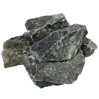 Камни для сауны Габбро-диабаз средняя фракция 20 кг