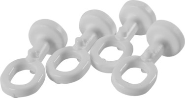 Бегунки-ролики для потолочной шины, пластик, цвет белый, 20 шт. ORBIS