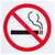 Наклейка большая «Не курить» DUCKANDDOG