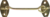 Крючок Gah Alberts со скобой 5.2x100 мм, цвет жёлтый