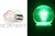 Лампа светодиодная 1Вт шар d45 6LED прозрачная зел. E27 эффект лампы накаливания Neon-Night 405-124