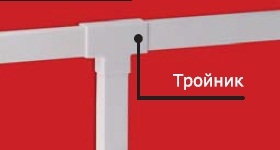 Тройник для кабель-канала IM 22х10 DKC 00525 (ДКС) Угол плоский In-liner купить в Москве по низкой цене