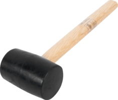 Киянка 220 г, чёрная резиновая, деревянная ручка аналоги, замены