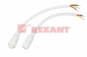 Соединительный кабель (3pin) герметичный (IP67) 3х0.5 мм 300 V белый | 11-9530 REXANT купить в Москве по низкой цене