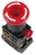 Кнопка красная с фиксацией ANE22 Гриб подсветкой неон 1з+1р 240В - BBG40-ANE-K04 IEK (ИЭК)