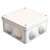 Коробка распределительная ОП 105х105х56мм IP54 7 выходов 4 гермоввода крышка на винтах бел. Epplast 110041 Электропромпласт
